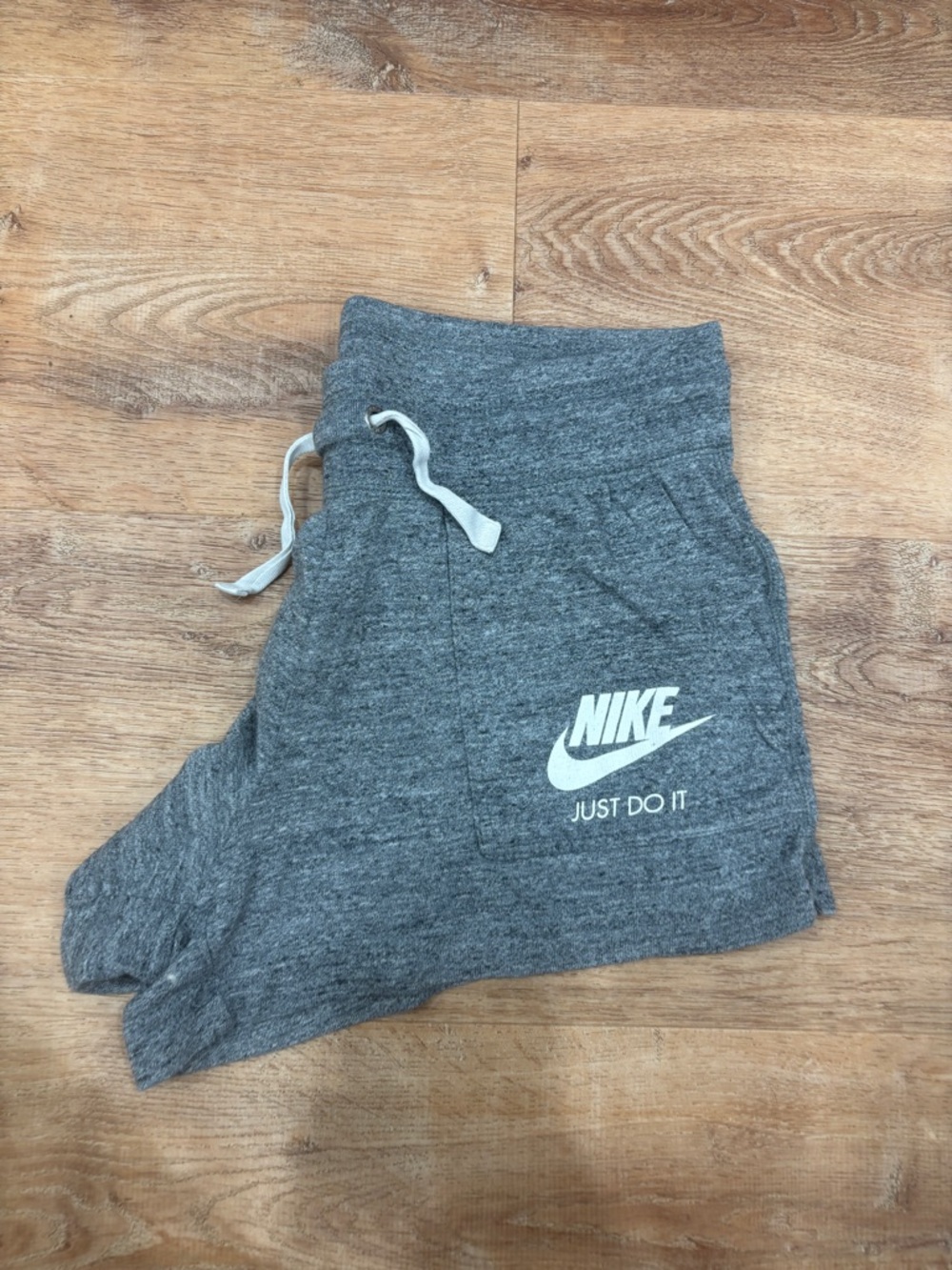 Nike Women’s ' Gray Logo Sweatshorts - Gray